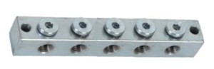 Blok smarowniczy T 3x5 przyłączy M10x1